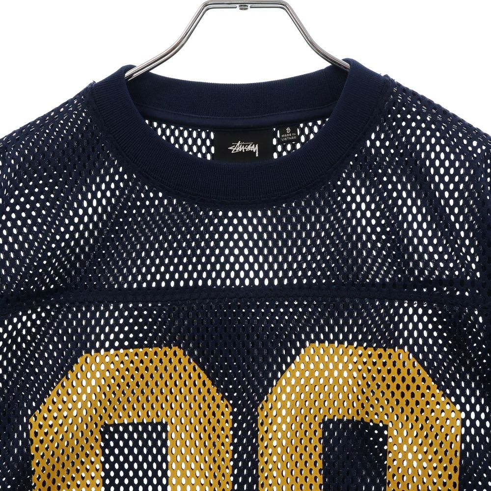 STUSSY TEAM JERSEY 80 ステューシー ネイビー メッシュ STUSSY TEAM