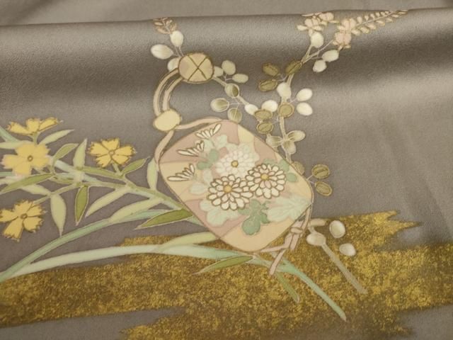 平和屋着物●訪問着　印籠　金彩　正絹　逸品　未使用　AAAY1860ck 平和屋着物○訪問着 印籠 金彩 正絹 逸品 未使用 AAAY1860ck - メルカリ