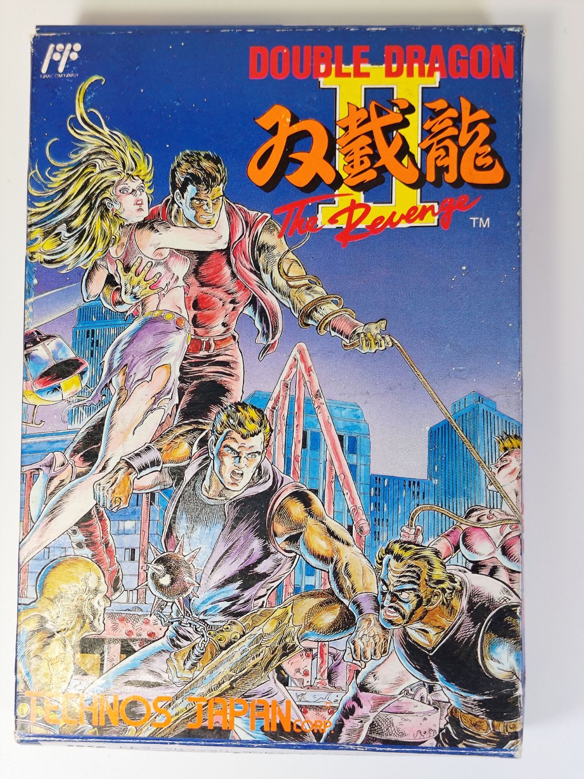 ファミコン ダブルドラゴン 1 2 セット 箱説あり 双截龍