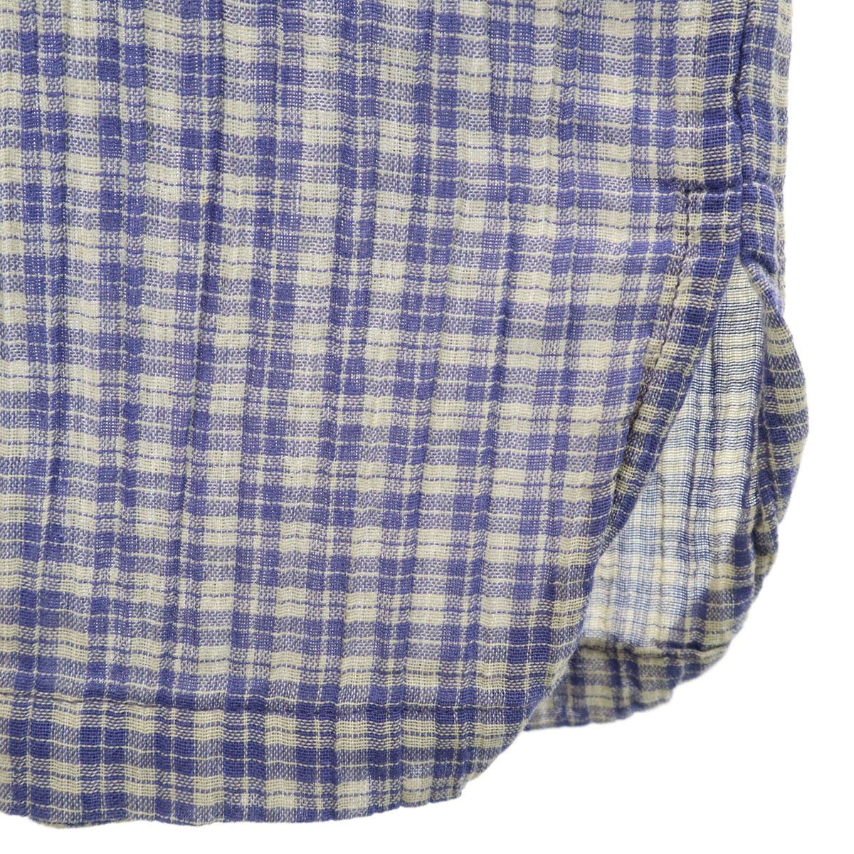 patagonia パタゴニア チェック 半袖 オープンカラー シャツ S