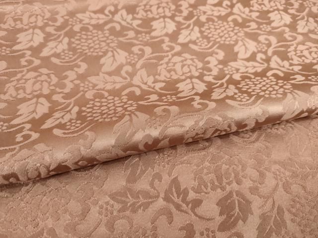 花唐草地紋 ときがら茶色