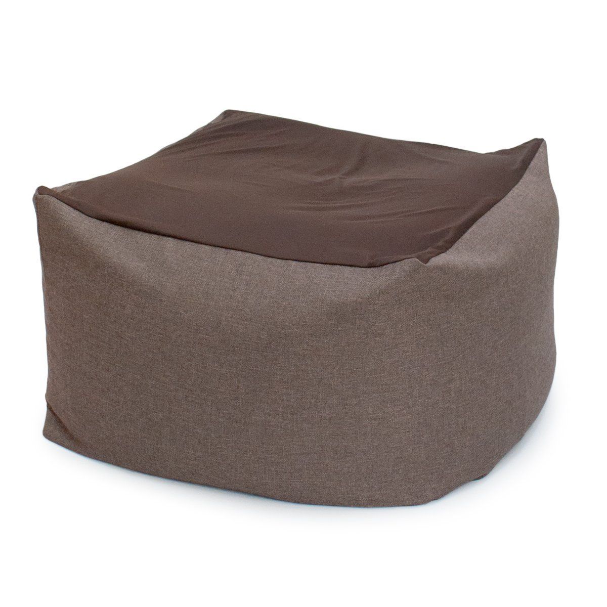 【新着商品】[座椅子専科] カバー付きビーズクッション サララ (ブラウン) 日本製 洗えるカバー クッション