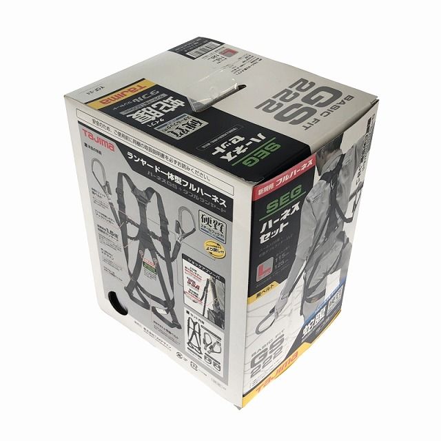 ☆未使用品☆Tajima タジマ ハーネスGS 蛇腹ダブルランヤードL2 セット 