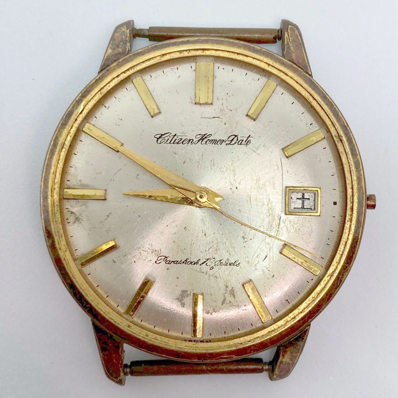 ジャンク】CITIZEN ホーマーデイト 手巻き 部品取り - メルカリ