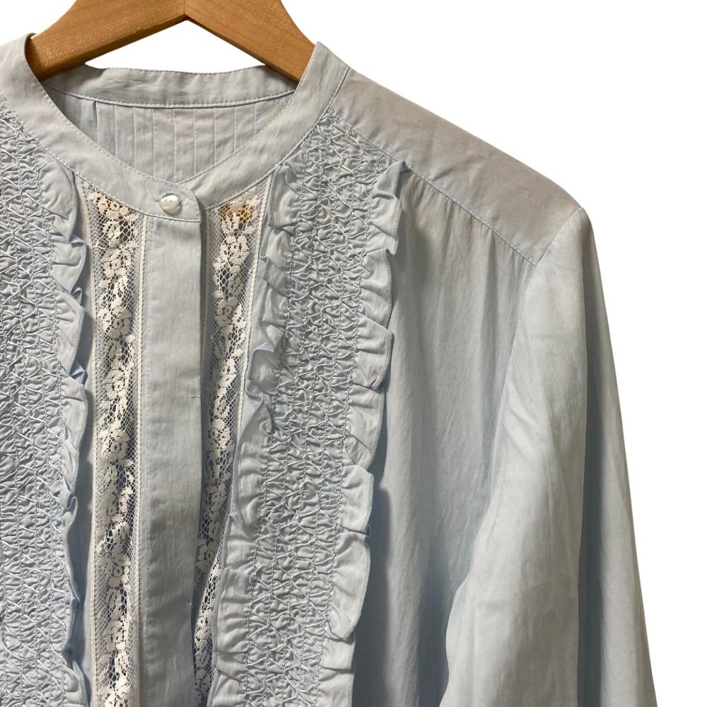 25SS FURFUR ファーファー コットンレース ワンピース RWFO251008 ワンサイズ サックスブルー レディース 古着