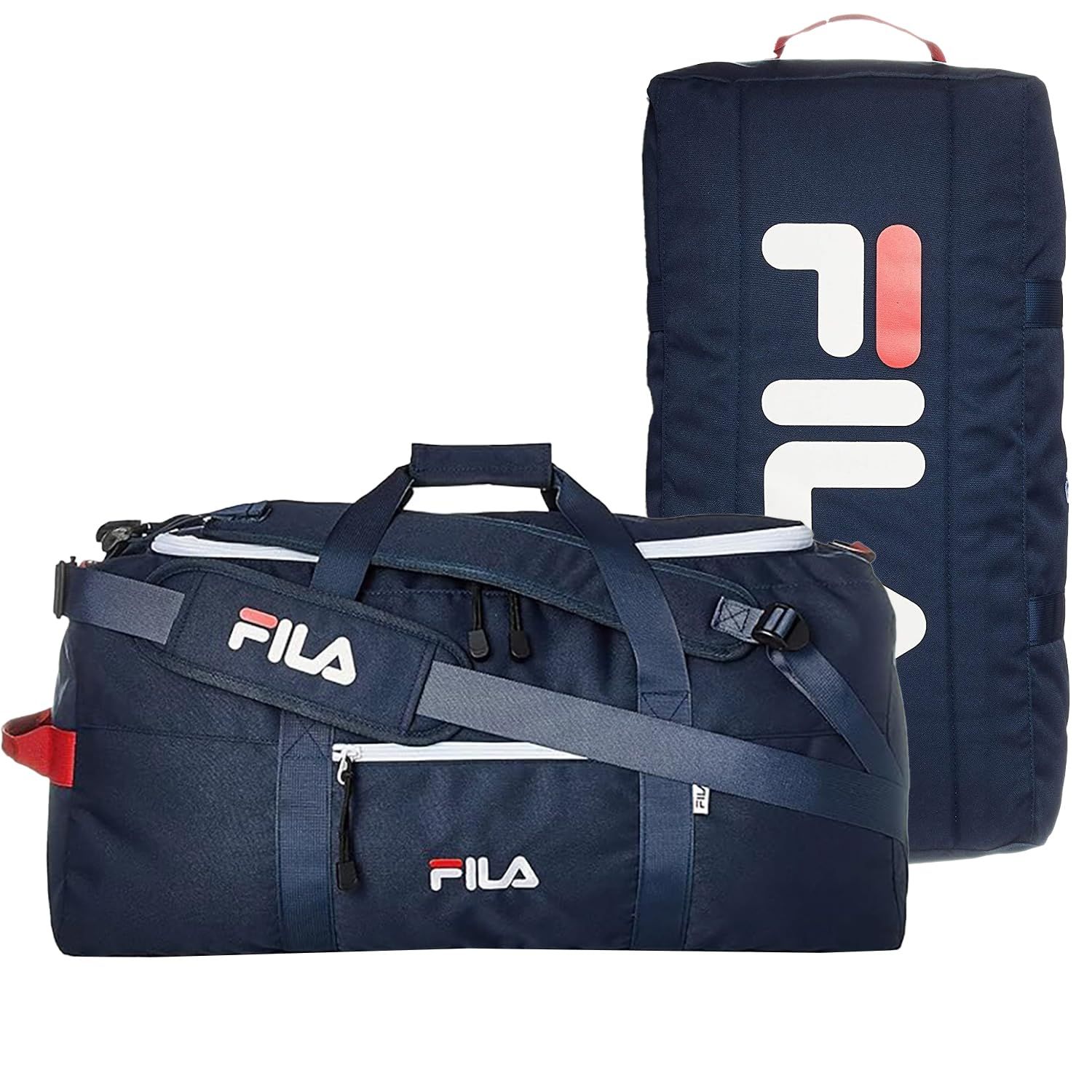 中古品】ハンティングワールド 2wayリュック ネイビー バチュークロス