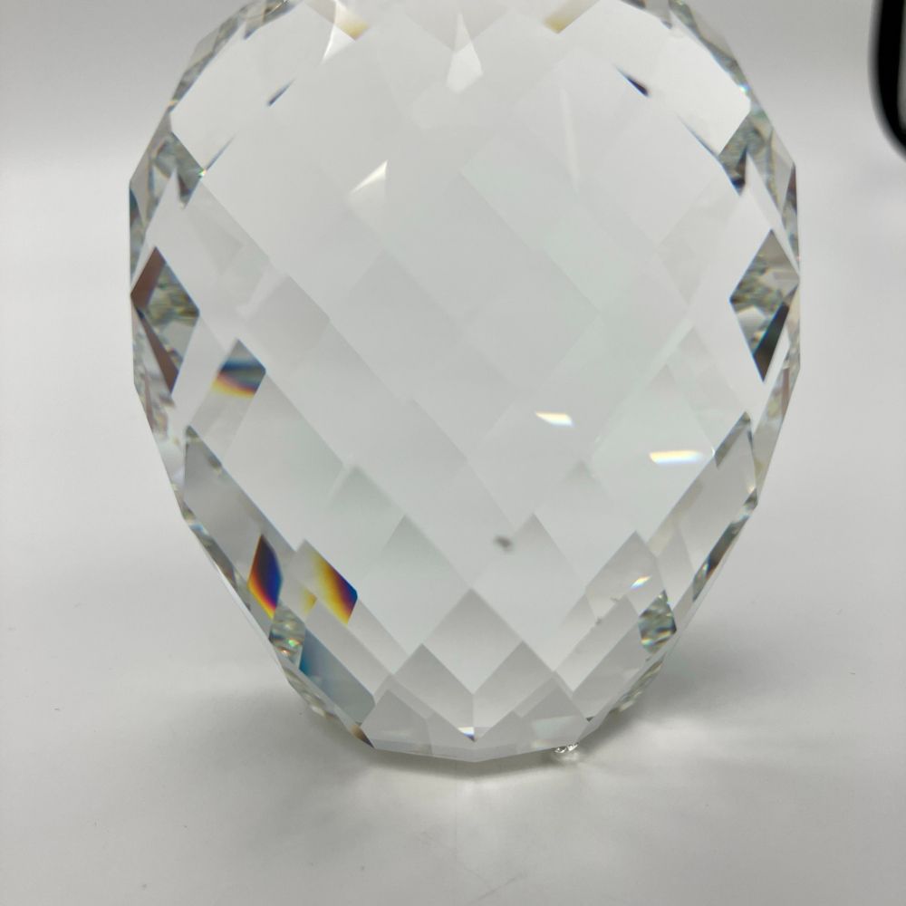 SWAROVSKI - スワロフスキー SWAROVSKI パイナップル キャンドルホルダー ロジウム 1987年 廃盤品 オブジェ 置物 010078【中古】 スワロフスキー SWAROVSKI パイナップル キャンドルホルダー