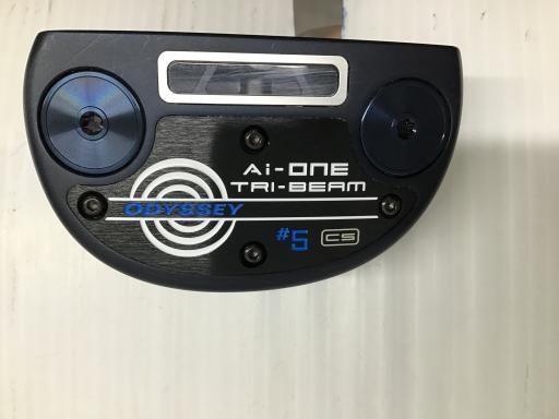 オデッセイ Ai-ONE TRI-BEAM 5 CS 33インチ パター PT STROKE LAB 90 スチール フレックスその他 メンズ 男性用 右利き 右用 Bランク ゴルフクラブ