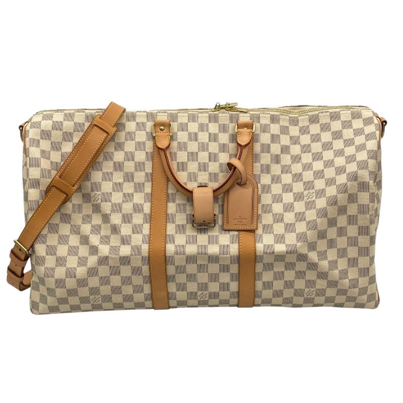 ルイ ヴィトン LOUIS VUITTON キーポル バンドリエール55 マルチ ダミエ アズール レディース ボストンバッグ