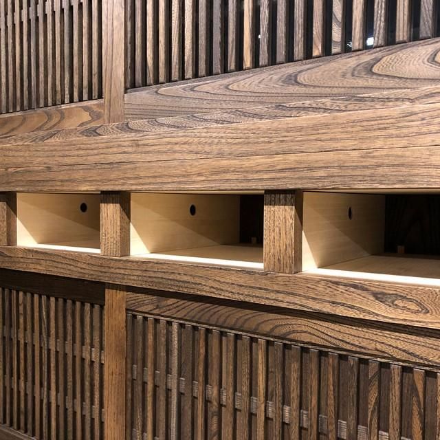 ★ 民芸家具 茶箪笥 茶棚 幅151.5cm 木製 水屋 箪笥 家具 食器棚 ☆ 民芸家具 茶箪笥 茶棚 幅151.5cm 木製 水屋 箪笥 家具 食器棚 ☆