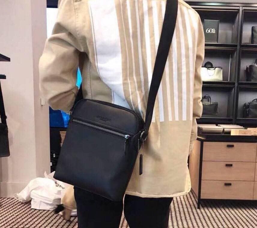 COACH コーチ バッグ F68014 QB/BK メンズ ショルダーバッグ