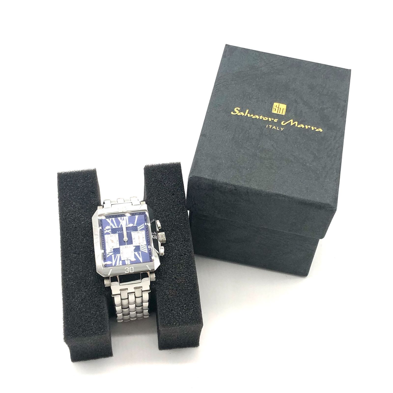 Salvatore Marra 腕時計 SM-17117-9 ▽【不動品】Salvatore Marra 