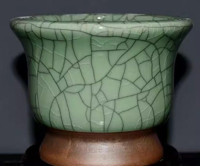競売 冰裂開片鉢 盆栽鉢 植木鉢 小品盆栽鉢 大品盆栽鉢 - メルカリ 工芸品