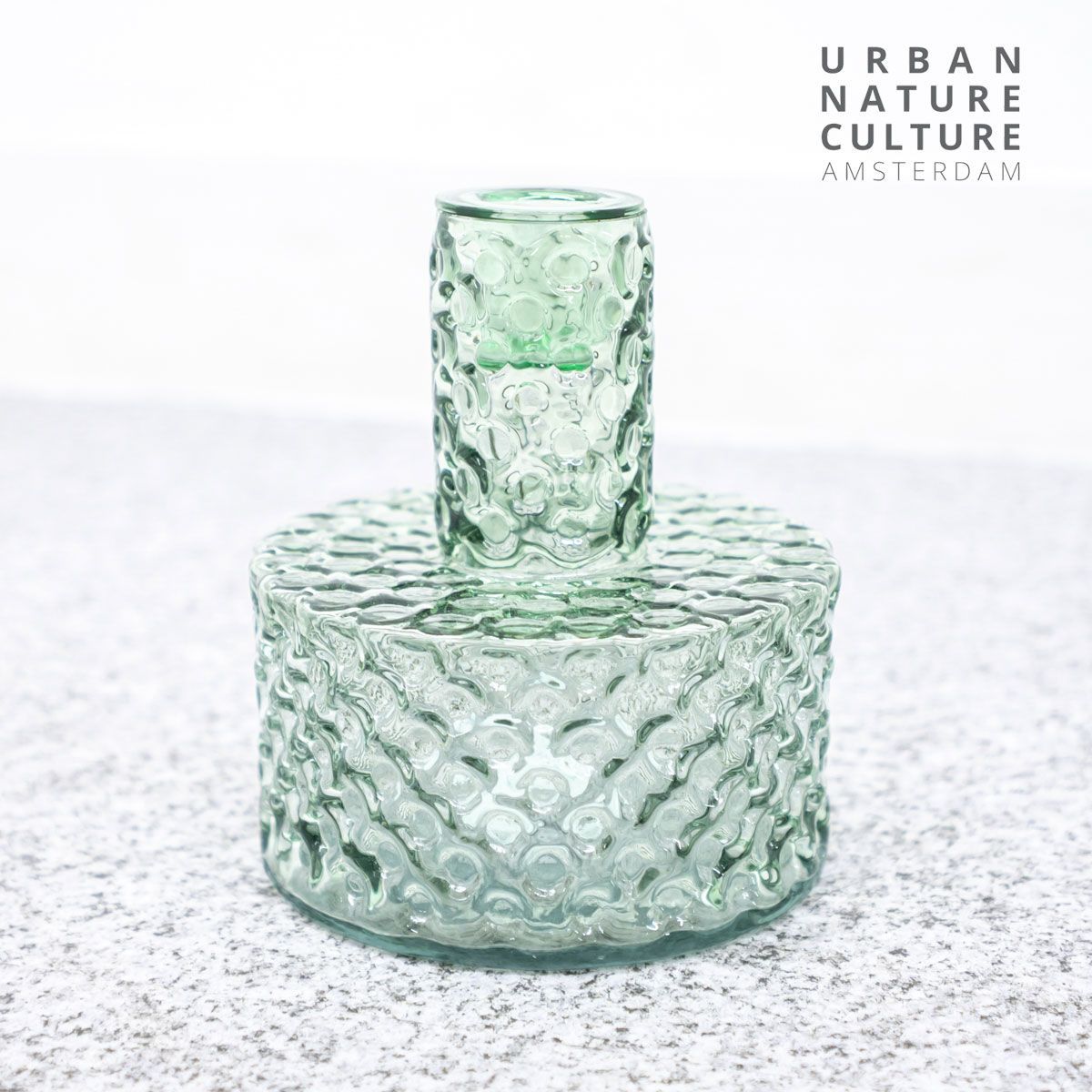 URBAN NATURE CULTURE アーバン ネイチャー カルチャー Candle h er Belo Aqua Foam キャンドル ホルダー ベロ アクアフォーム ガラス グリーン