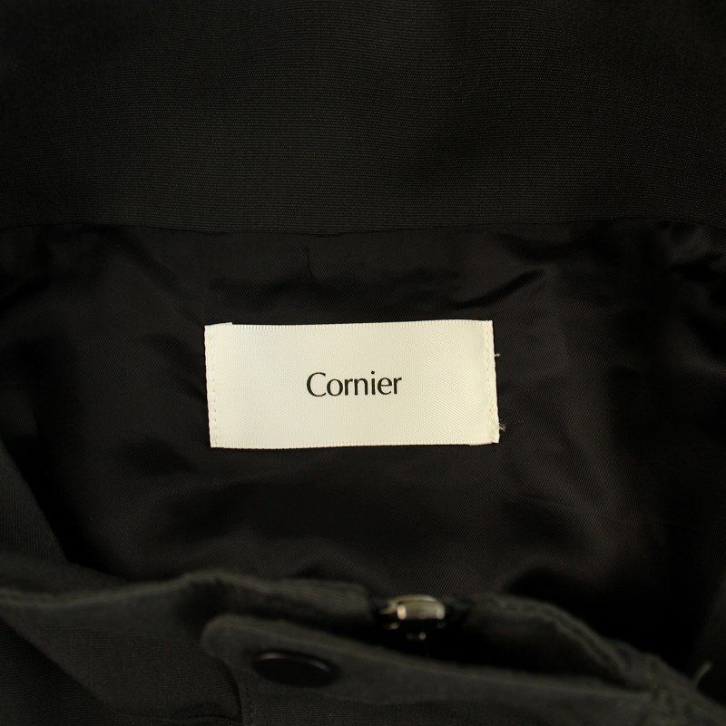 コルニエ CORNIER THE FINEST WOOL CANVAS STAND COLLAR BLOUSON ザ