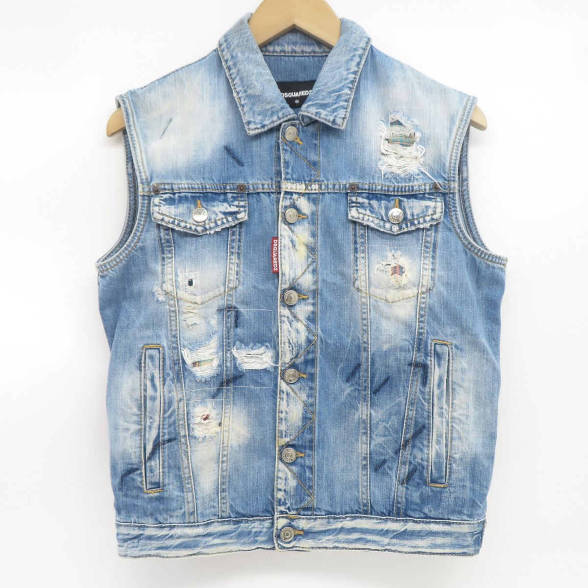 DSQUARED2 ディースクエアード デニムベスト サイズ46 ※中古 - メルカリ