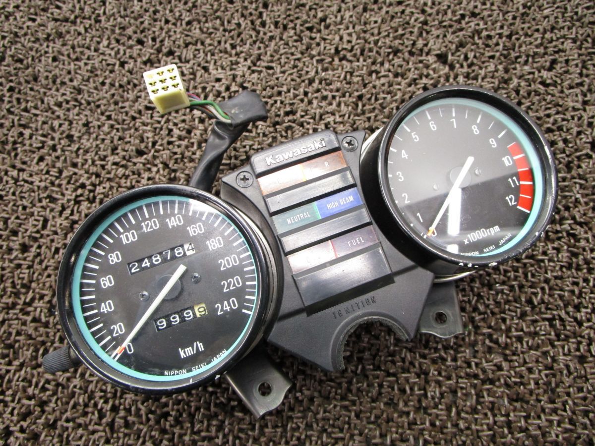 Z650 ザッパー メーター 240㎞ △P591！スピード タコ
