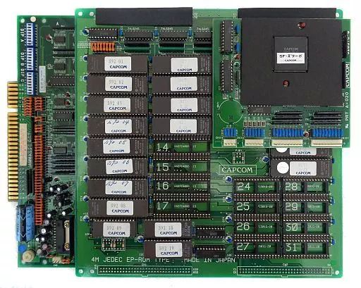 アーケード基板 ストリートファイター II ダッシュ ターボ インスト 説明書付