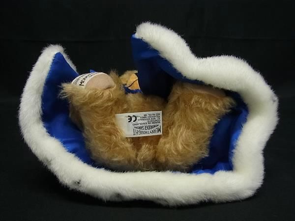 ■極美品■ MERRYTHOUGHT メリーソート チーキー プリンス 50/250 ポリエステル テディベア くま  ぬいぐるみ ブラウン系 FF7727 □極美品□ MERRYTHOUGHT メリーソート チーキー プリンス 50