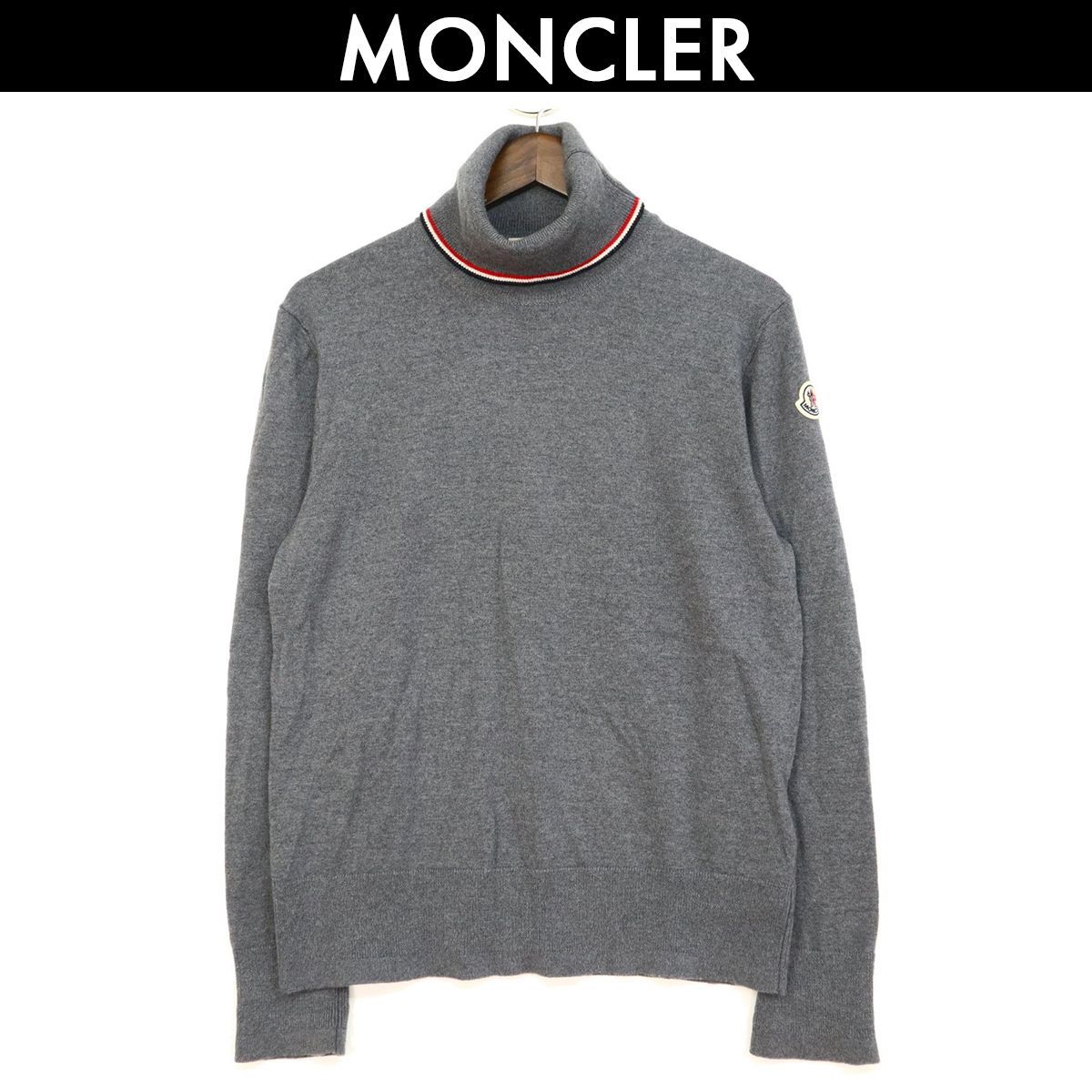 モンクレール MONCLER ロゴワッペン トリコロール ウール