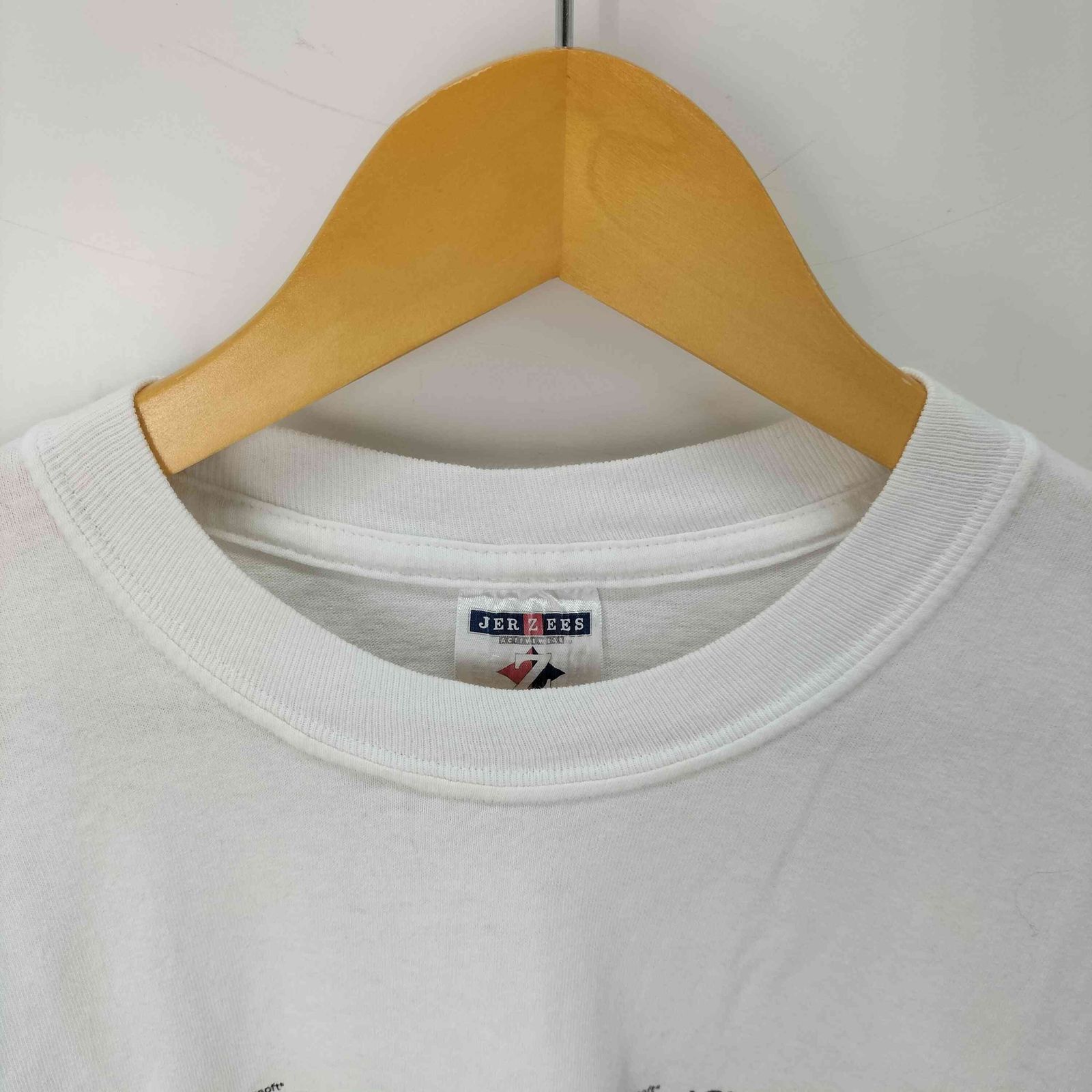 軽量の ヘインズ Hanes 00s 企業プリントTシャツ Do more with less メンズ JPN XL