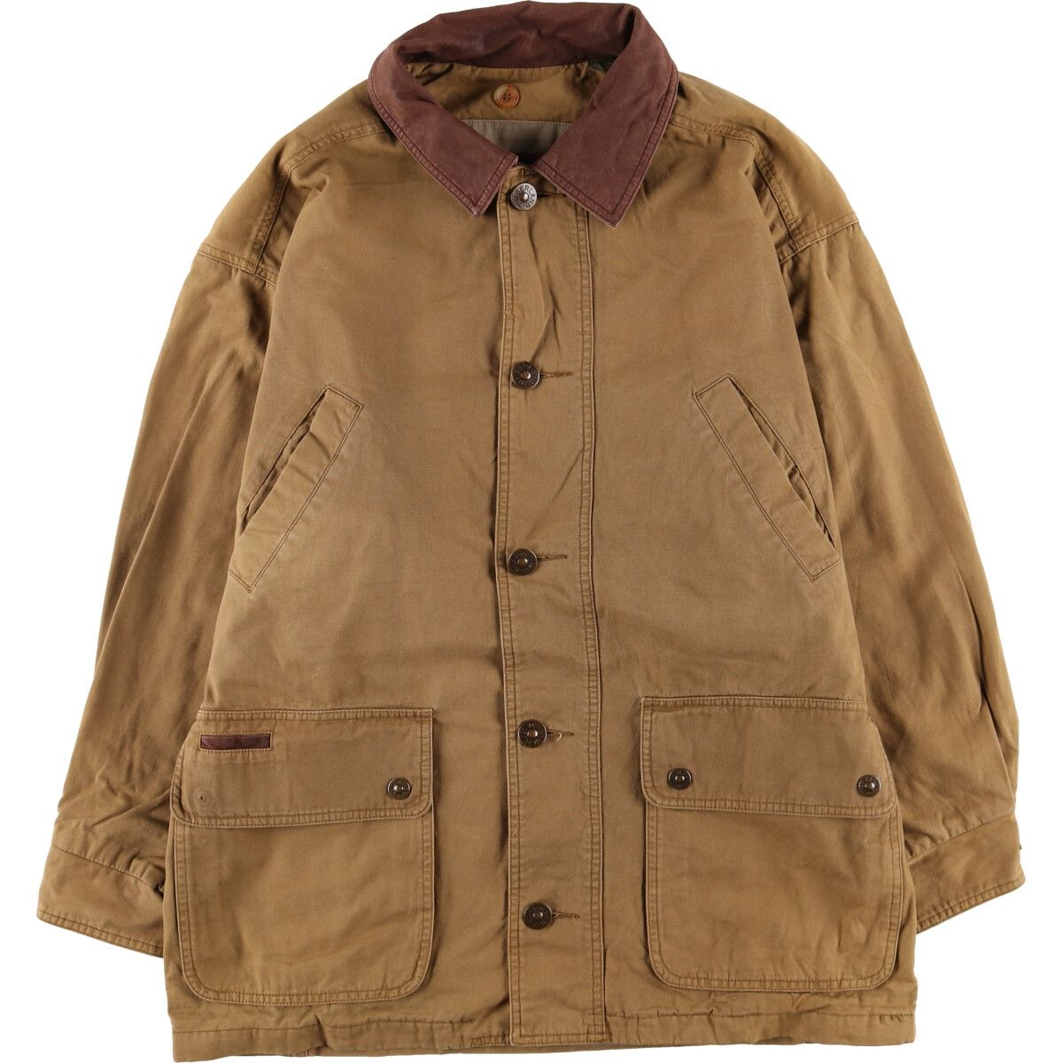 Timberland ティンバーランド 襟レザー ハンティングジャケット 短丈 