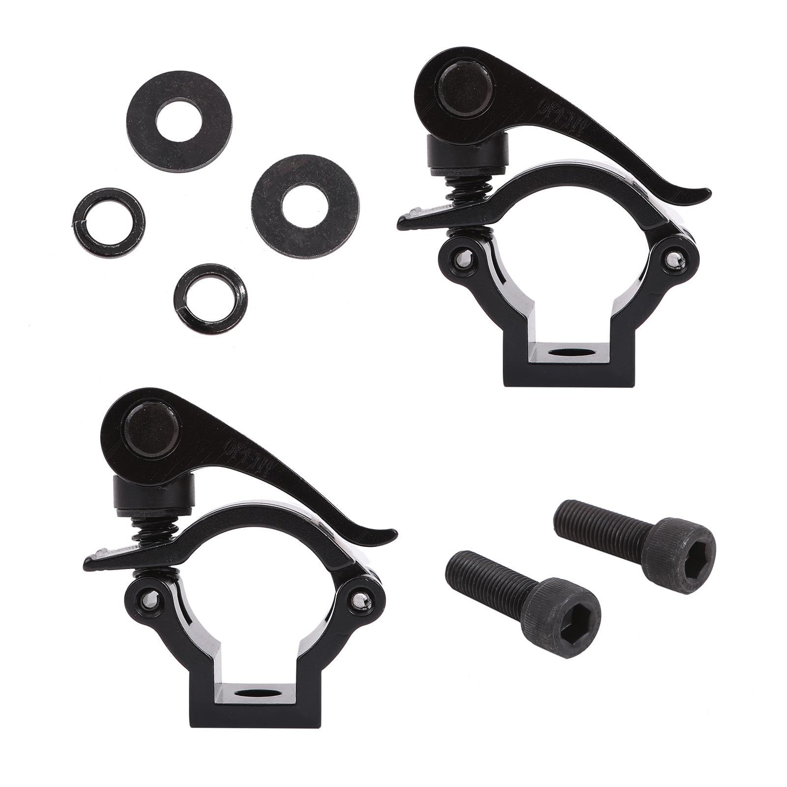 【数量限定】ピュアシーク ジムニー スコップホルダー クランプ 2個セット 取り付けボルト付き ジムニー用 スコップ ジムニースコップ (ブラック)