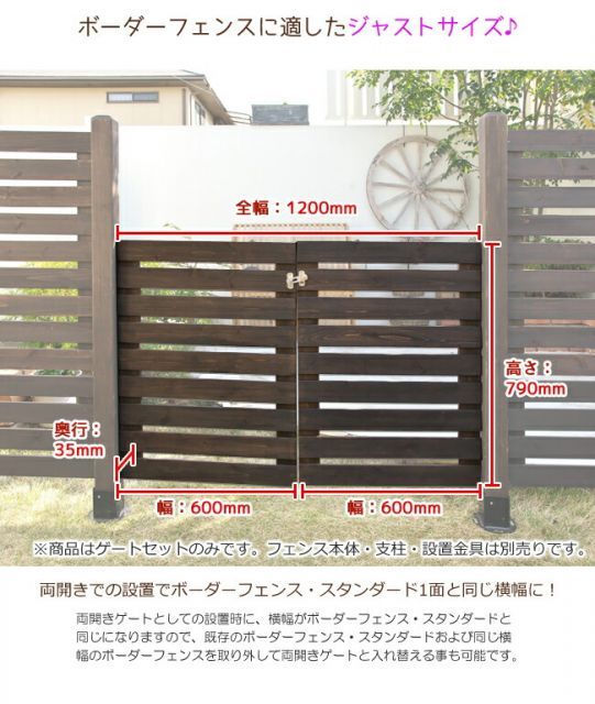 ゲートパネル 閂錠