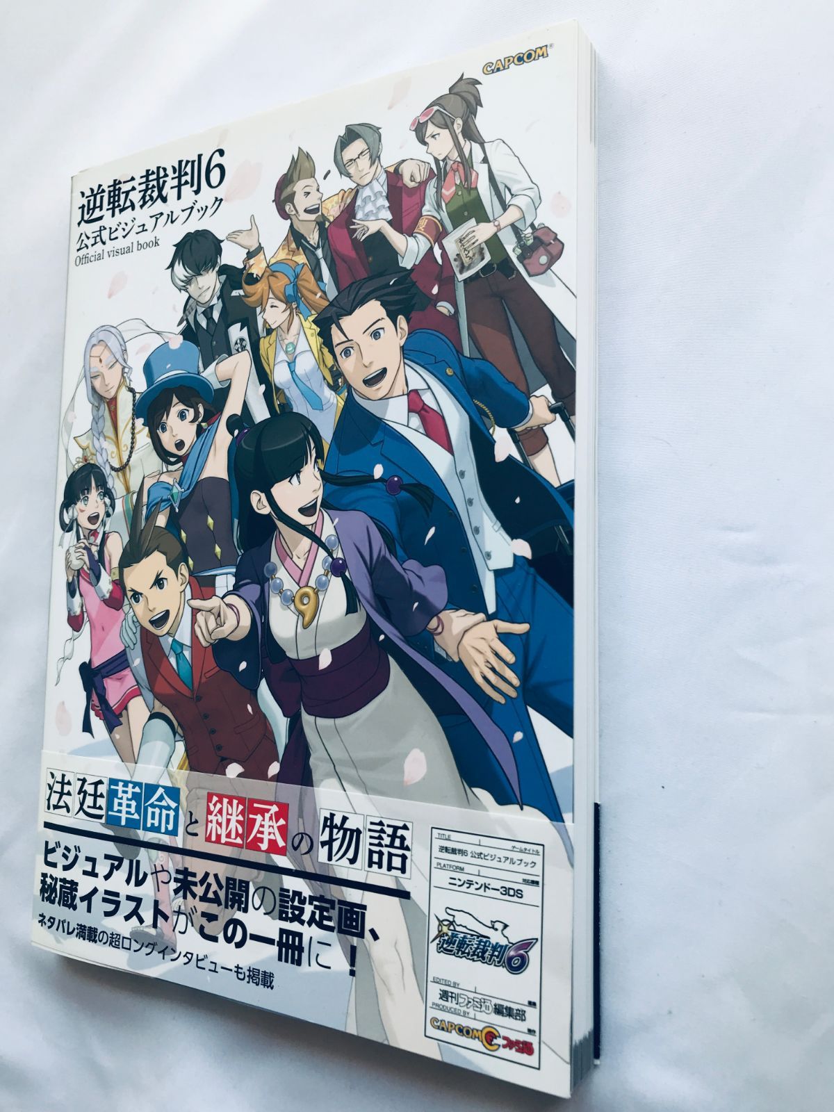 逆転裁判 6 公式ビジュアルブック Amazon.co.jp: 逆転裁判6 公式ビジュアルブック (カプコンファミ