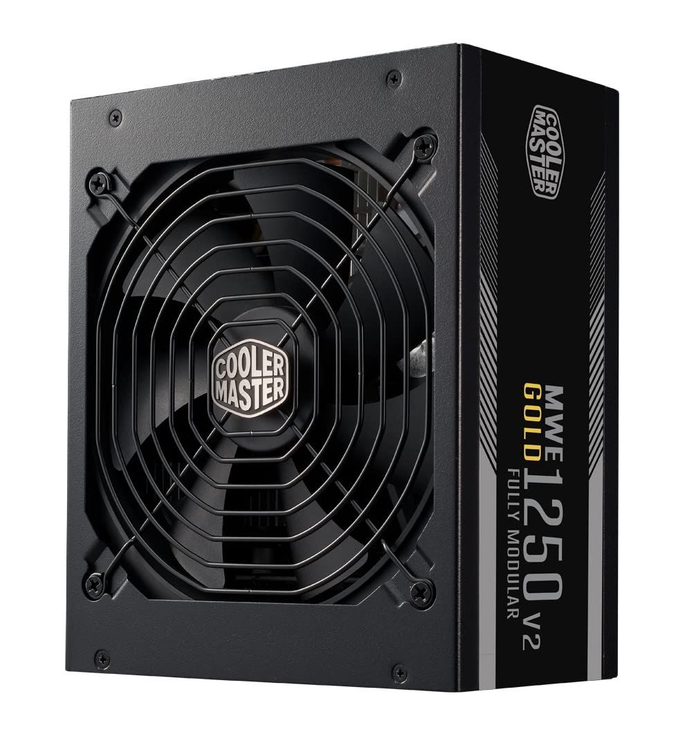 Cooler Master MWE GOLD 1250 - V2 ATX3.0 80PLUS GOLD準拠 12VHPWRポート搭載 1250W 大容量 PC電源ユニット MPE-C501-AFCAG-3JP PS1268 [1250W]