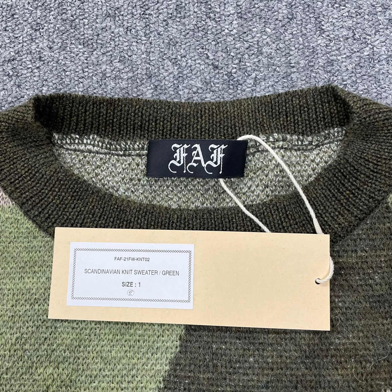 FAF 21AW SCANDINAVIAN KNIT SWEATER ニット 1 - メルカリ