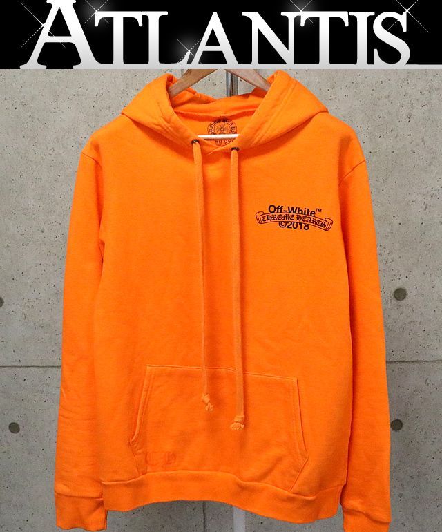 銀座店 クロムハーツ OFF-WHITE コラボ パーカー 長袖 89586 - メルカリ