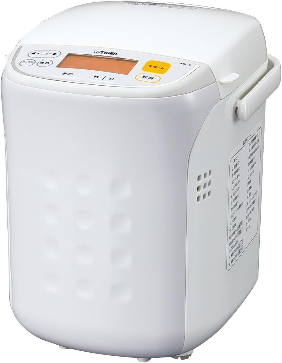 タイガー IHホームベーカリー 「やきたて」 公式 1斤 KBX-A100-W 中古