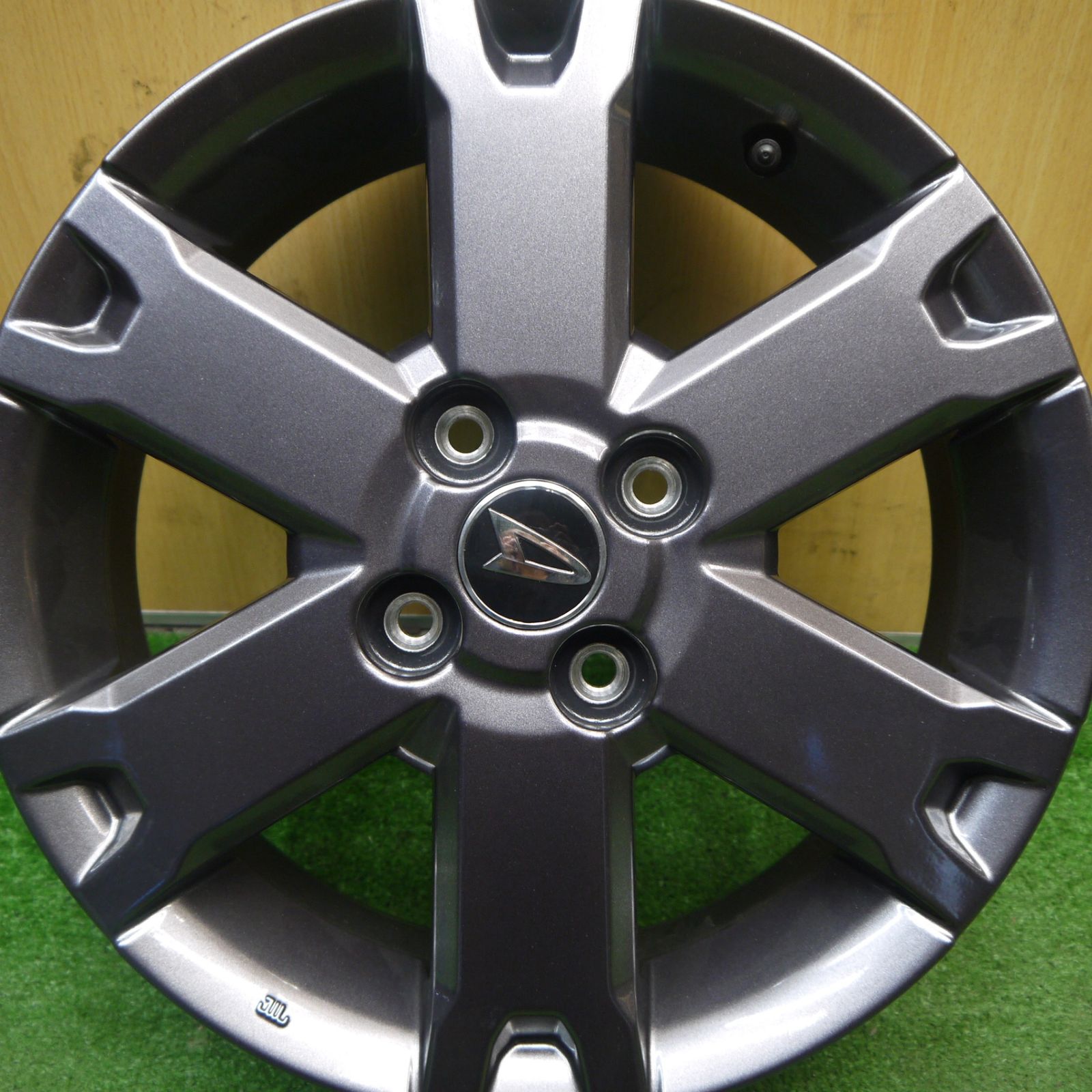 新車外し 1本 ダイハツ タント ファンクロス 純正 ホイール 15インチ 15×4.5J PCD100|4H 5061602Hホ