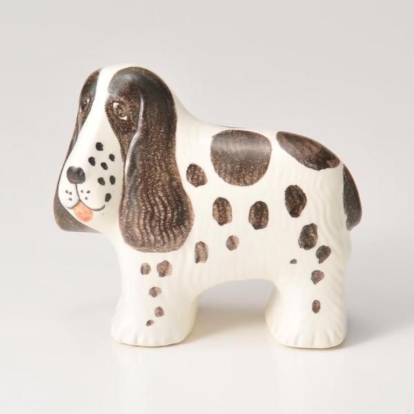 リサラーソン　スパニエル　犬　置物 Lisa Larson 【並行輸入品】リサラーソン 置物 犬 ケンネル