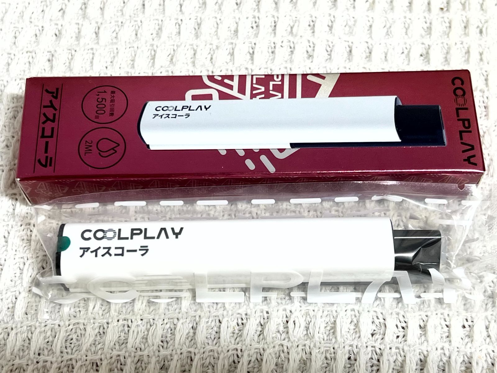 coolplay電子タバコ 使い捨て 1500回吸引可能 レモンティー1本入り