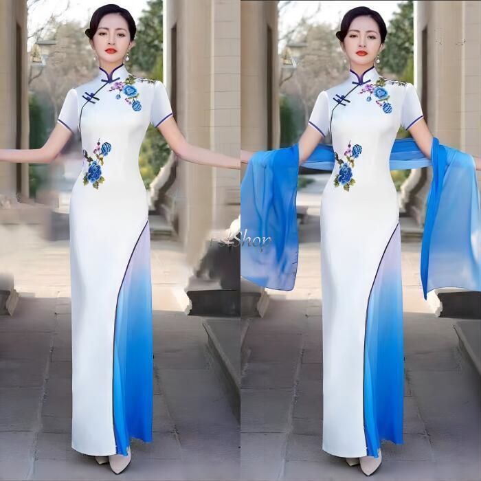 ステージ衣装ロングワンピース