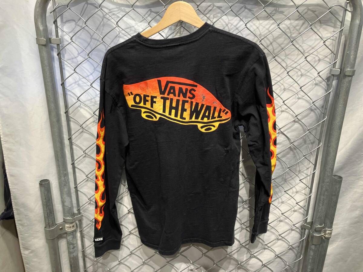 WTAPS✖️VANS FLAME/TeeブラックファイヤーパターンプリントロンT WTAPS✖️VANS FLAME/Teeブラックファイヤーパターンプリント