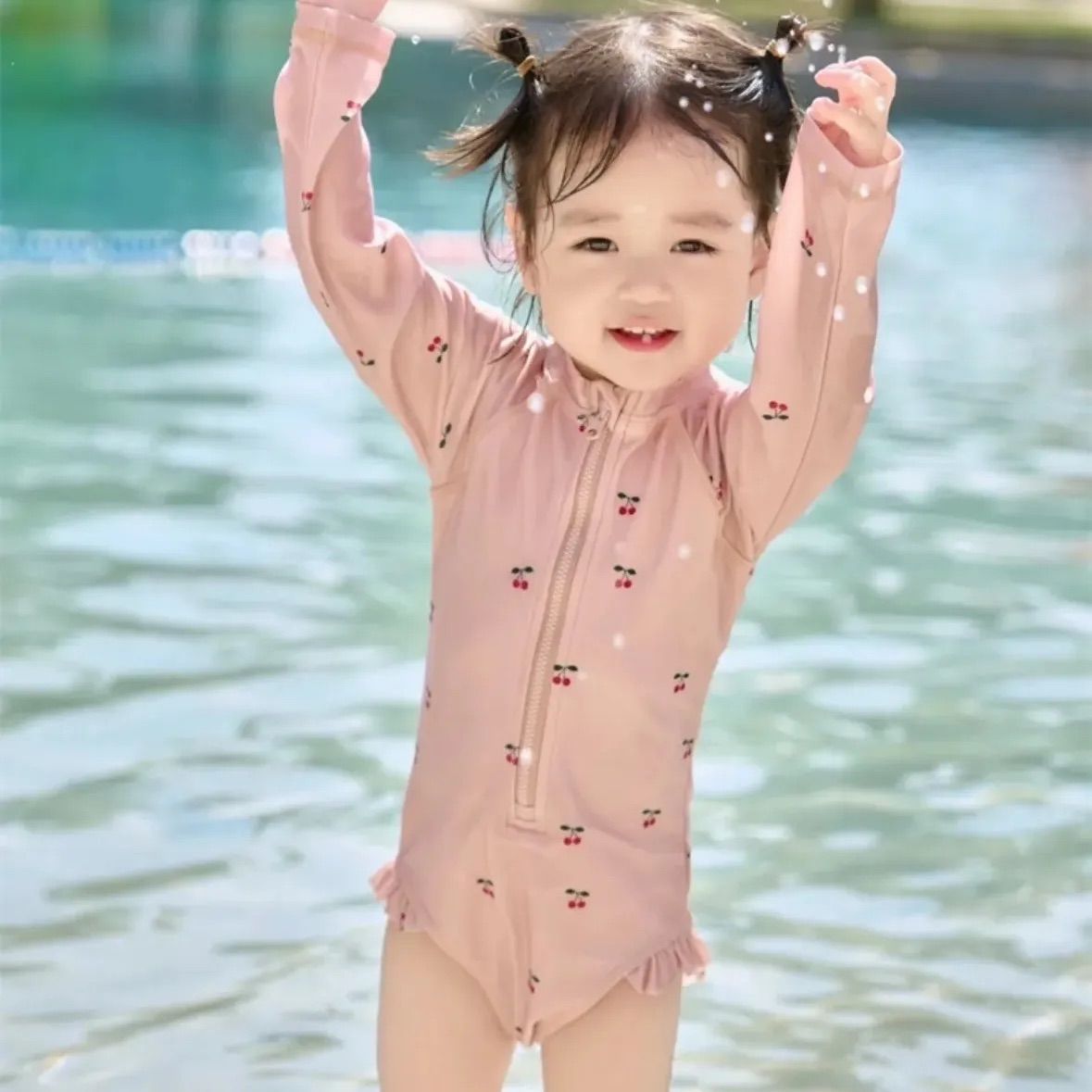 水着 女の子 110 ワンピース ベビー 水着 ラッシュガード キッズ