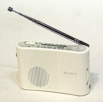 SONY ソニー ICF-50V-W ホワイト TV 1-12ch FM AMハンディポータブルラジオ