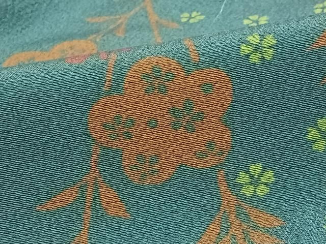 平和屋着物■訪問着　陶器文　暈し染め　正絹　逸品　未使用　AAAK4247Abw 平和屋着物□訪問着 手描き 陶器草花文 暈し染め 金銀彩 正絹