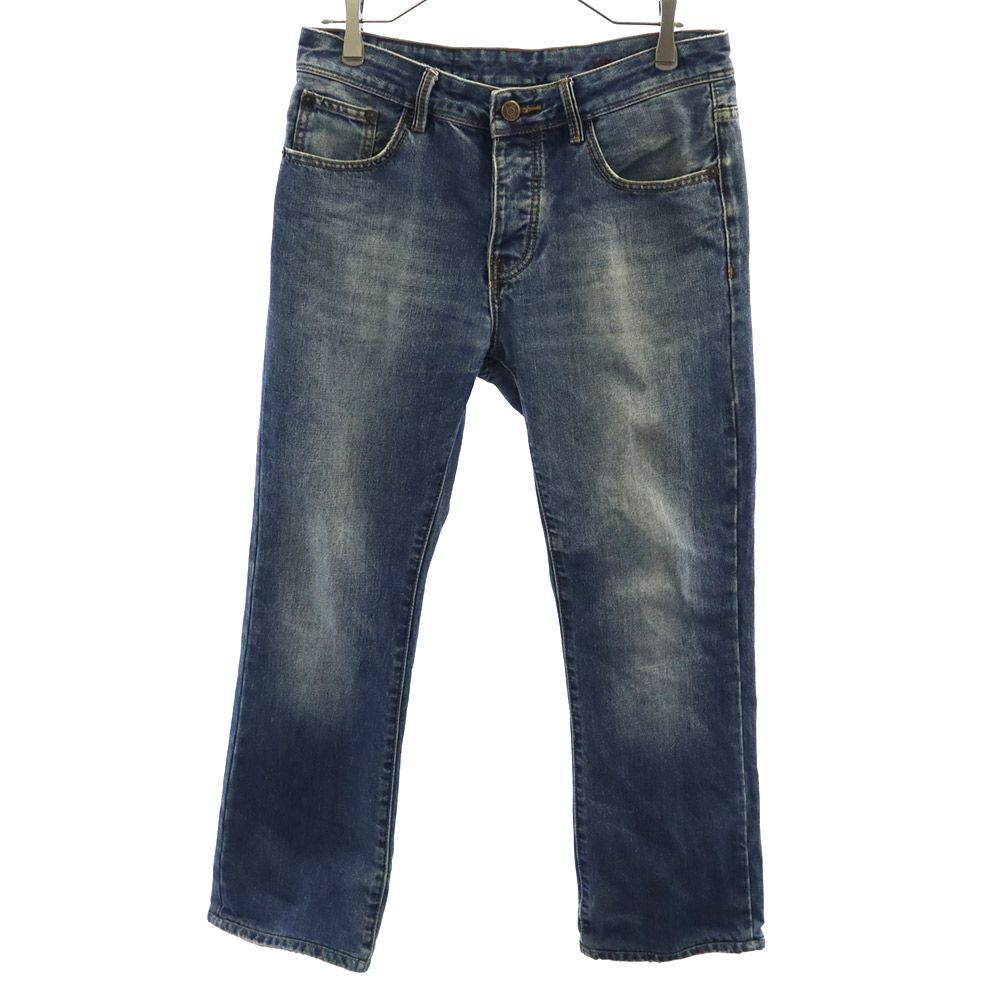 リーバイス 504 ストレートデニムパンツ W32 ブルー Levi's ボタンフライ ジーパン メンズ 古着 【240310】