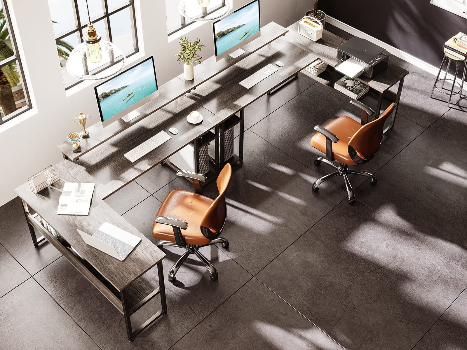 3段階モニター台付き