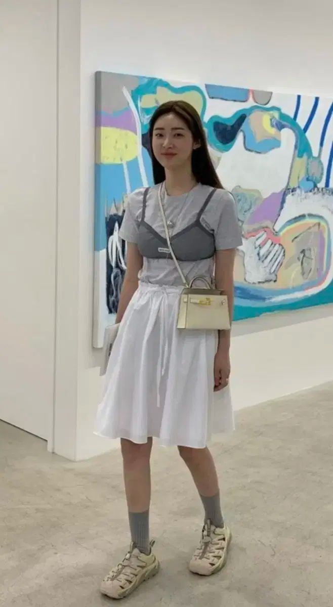 LEHA Jung Won Cha スカート SAINT GATHERED COTTON SKIRT