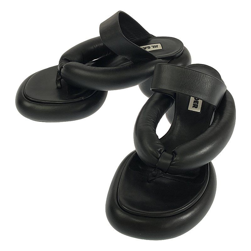 ジルサンダー JIL SANDER ボルドー サンダル ジルサンダー サンダル