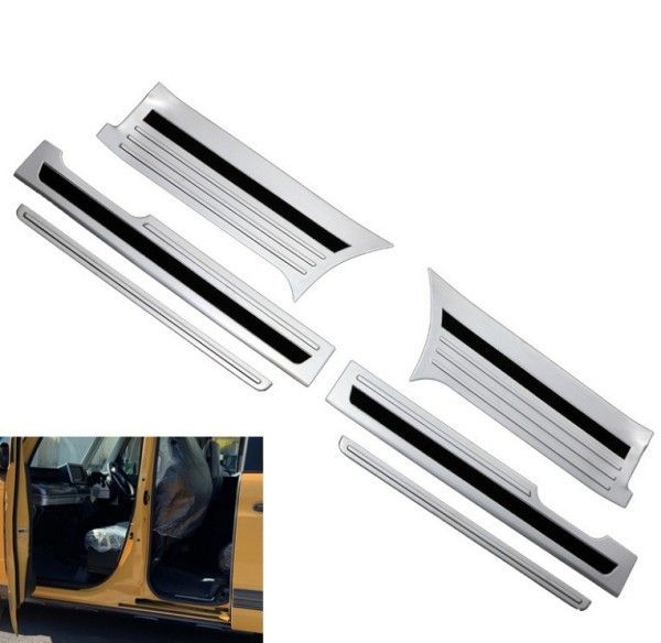 スズキ スペーシア MK53S 6点セット サイドステップ ガード 保護パーツ SUS304ステンレス製