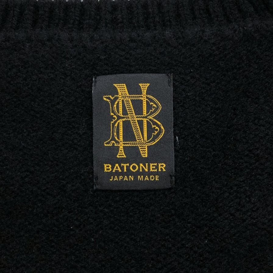 バトナー ウール Vネック ニット セーター  BATONER【AFB47】 バトナー ウール Vネック ニット セーター BATONER【AFB47】 - メルカリ
