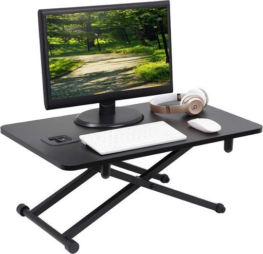 卓上スタンディングデスクREKAXWORKガス圧昇降式デスクフティング