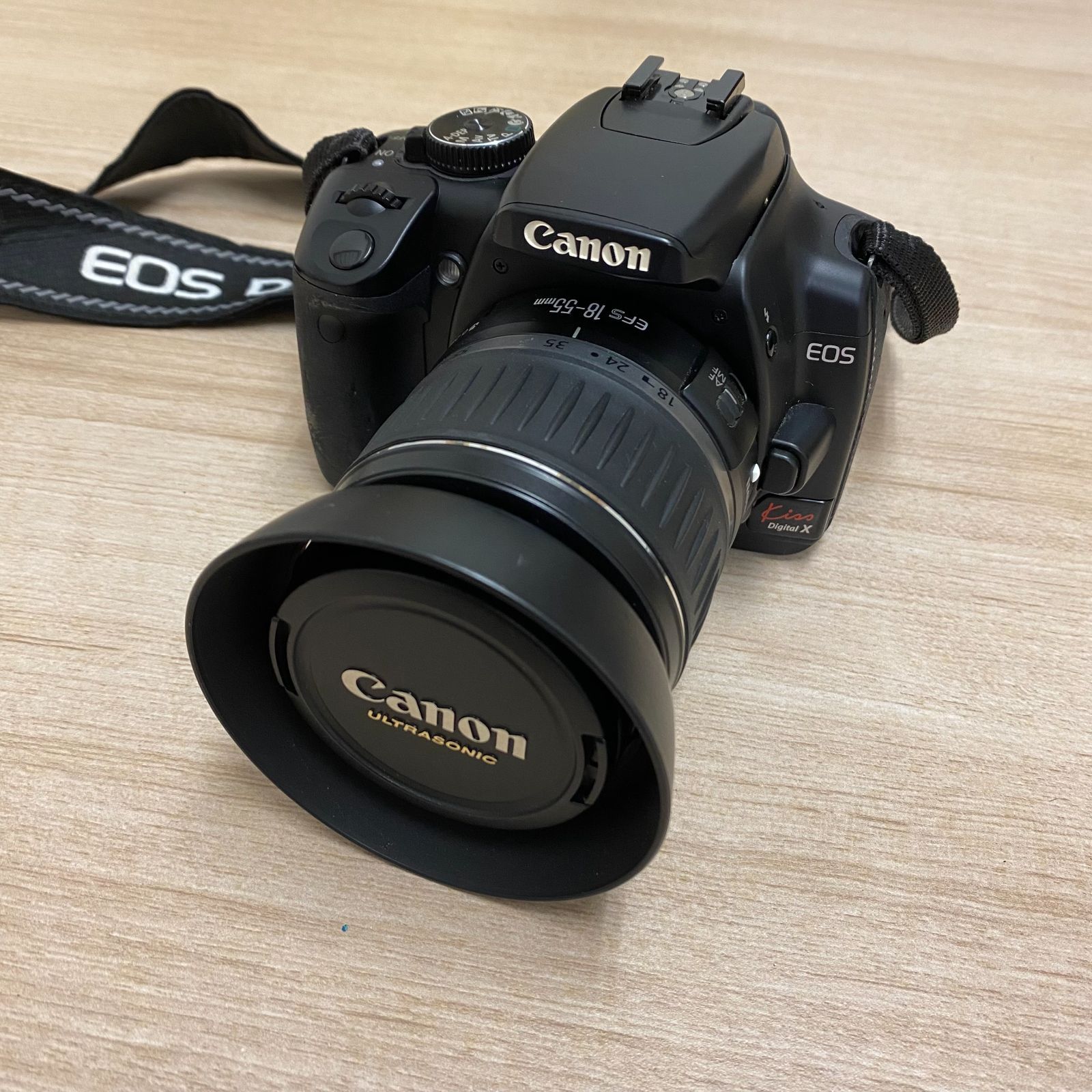 ジャンク品】Canon EOS Kiss Digital X 本体＋レンズ2本セット（動作