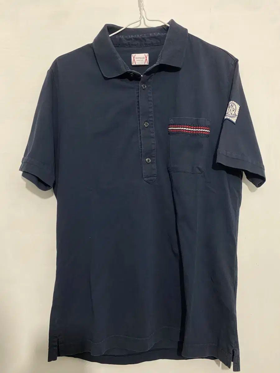 MONCLER モンクレール ガンマブルー ポロTシャツ